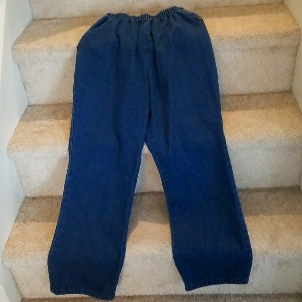 Chic Elastic Waist Jeans 8